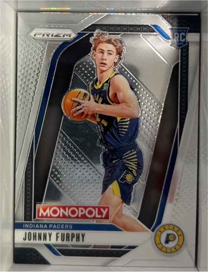 2024-25 Panini Prizm Monopoly #60 Johnny Furphy — front