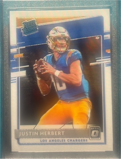 2020 Panini Donruss Optic #153 Justin Herbert — front