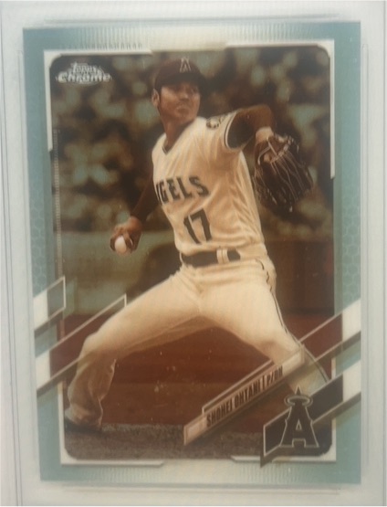 2021 Topps Chrome #159 Shohei Ohtani Sepia Refractor — front