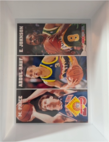 1993-94 Hoops #287 Mark Price / Mahmoud Abdul-Rauf / Eddie Johnson — front