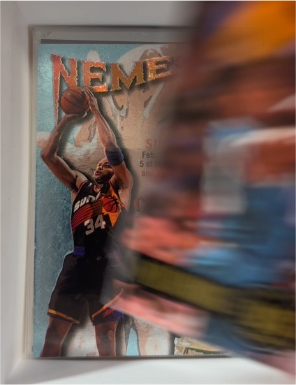 1995-96 Topps Stadium Club Nemeses #N5 Charles Barkley / Karl Malone — front