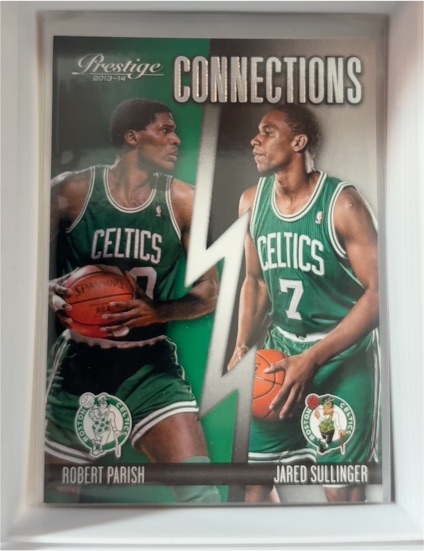 2013-14 Panini Prestige Connections #19 Robert Parish / Jared Sullinger — front