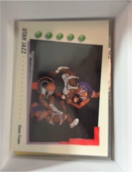 1991-92 SkyBox #430 Karl Malone Utah Jazz Game Frame — front