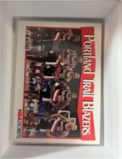 1991-92 Hoops #295 Portland Trail Blazers — front