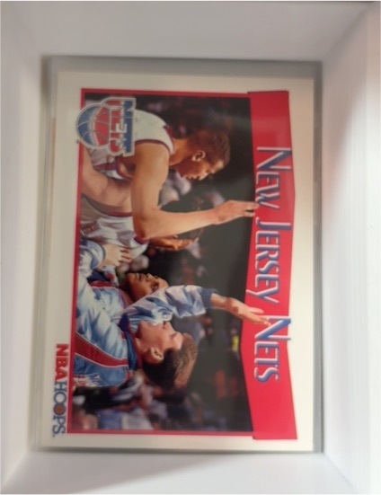 1991-92 NBA Hoops #290 New Jersey Nets — front