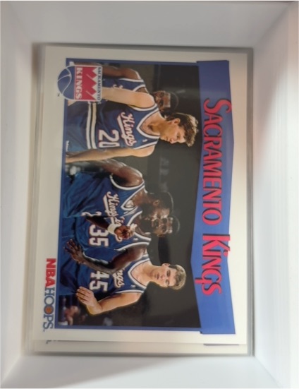 1991-92 Hoops #296 Sacramento Kings — front