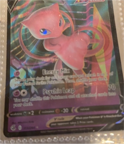 2021 Pokémon TCG Fusion Strike #113 Mew V — front