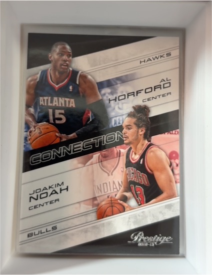 2012-13 Panini Prestige #19 Joakim Noah / Al Horford Connections — front
