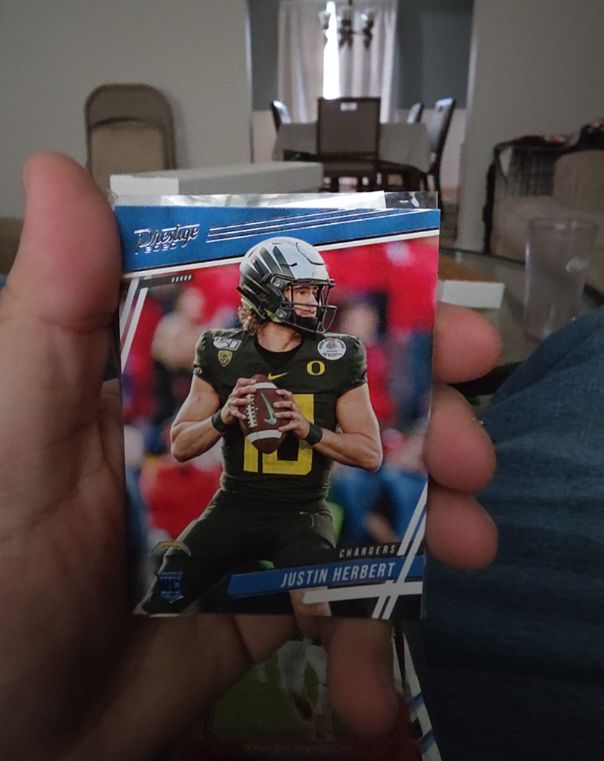 2020 Panini Prestige #266 Justin Herbert — front