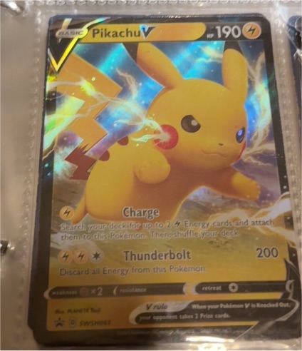 2021 Pokémon TCG Vivid Voltage #043 Pikachu V — front