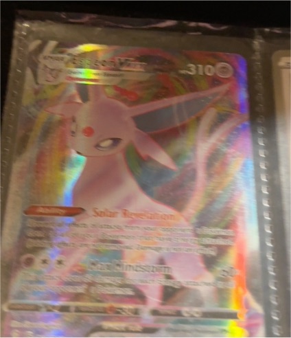 2021 Pokémon SWSH07 #065/203 Espeon VMAX — front
