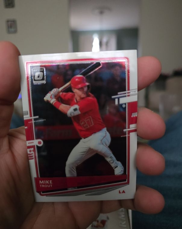 2020 Donruss Optic #142 Mike Trout — front