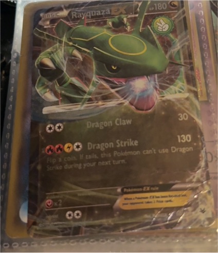 2014 Pokémon Dragons Exalted #85 Rayquaza EX — front