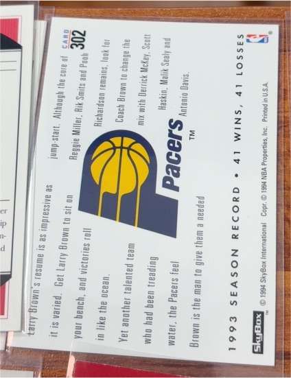 1992-93 SkyBox #302 Reggie Miller — front