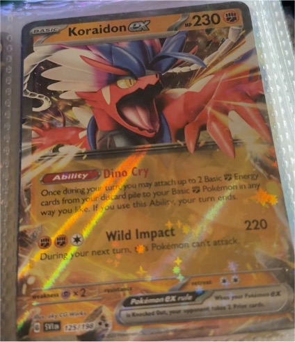 2023 Pokemon Scarlet & Violet #125 Koraidon ex — front