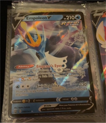 2020 Pokémon TCG Battle Styles #40 Empoleon V — front