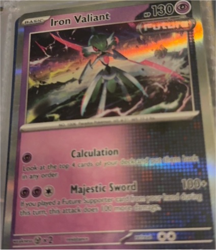 2024 Pokémon TCG #80 Iron Valiant — front