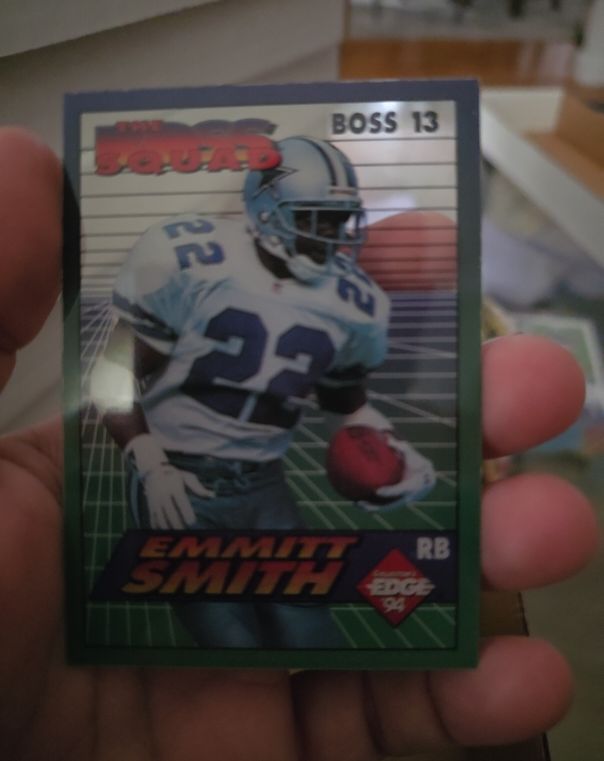 1994 Collector's Edge The Boss Squad #BOSS 13 Emmitt Smith — front