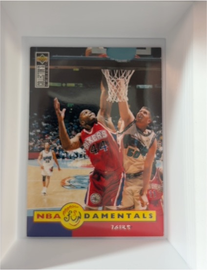 1996-97 Upper Deck Collector's Choice NBA Fundamentals #185 Derrick Coleman — front