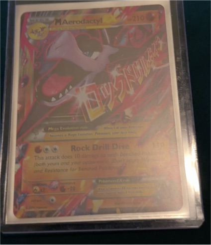 2016 Pokémon TCG M Aerodactyl EX XY98 — front
