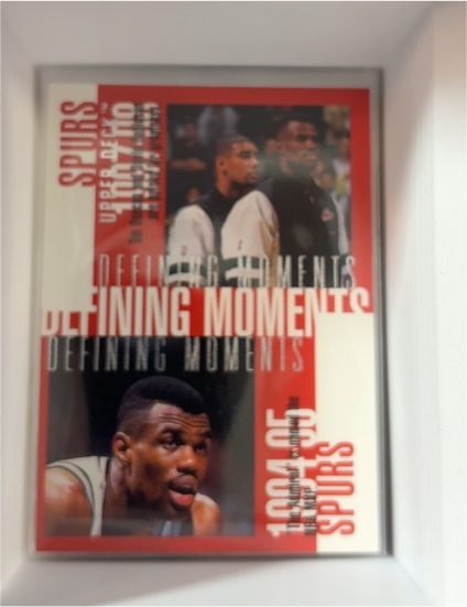 1998 Upper Deck Defining Moments #354 Tim Duncan, David Robinson, Dennis Rodman, Elliott — front