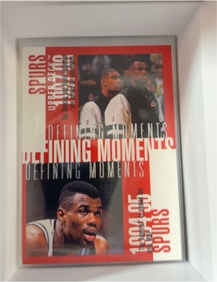 1997-98 Upper Deck Defining Moments #354 David Robinson, Tim Duncan, Dennis Rodman — front