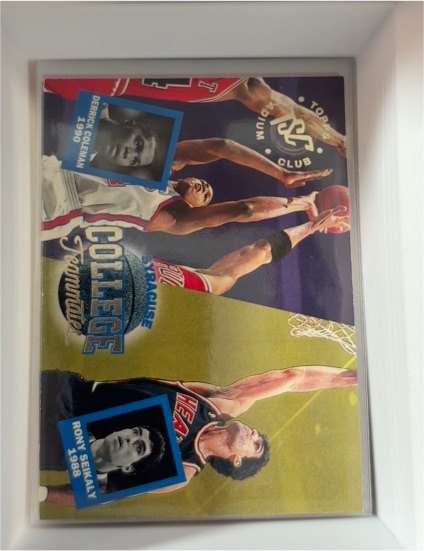1994-95 Topps Stadium Club #103 Derrick Coleman Rony Seikaly — front