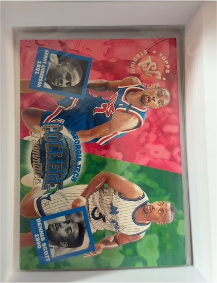 1994 Topps Stadium Club #108 College Teammates Kenny Anderson & Dennis Scott — front