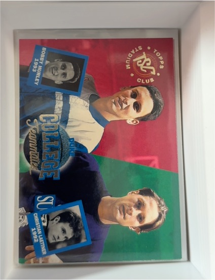 1994-95 Topps Stadium Club College Teammates #112 Bobby Hurley Christian Laettner — front