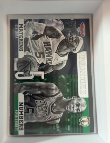 2012-13 Panini Matching Numbers #24 Josh Smith / Kevin Garnett — front
