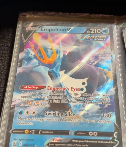 2021 Pokémon TCG Battle Styles #040 Empoleon V — front