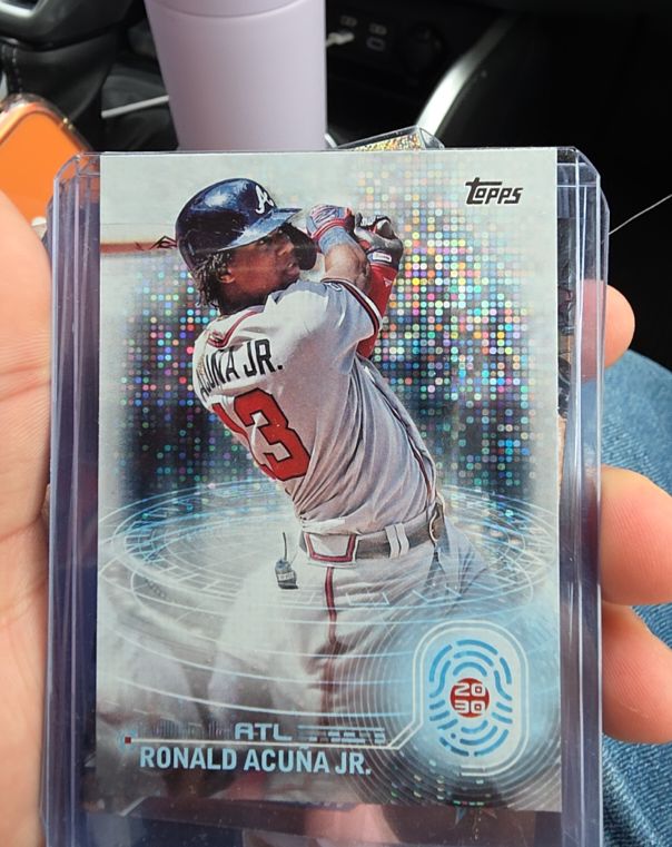 2020 Topps #T2030-7 Ronald Acuna Jr. 2030 Insert Atlanta Braves — front