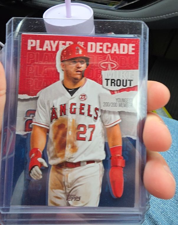 2020 Topps Player of the Decade #MT-23 Mike Trout — front