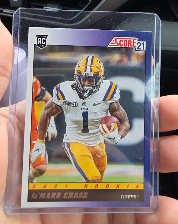 2021 Panini Score #TB5 Ja'Marr Chase — front
