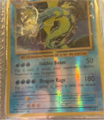 2016 Pokémon XY Evolutions #34 Gyarados — front