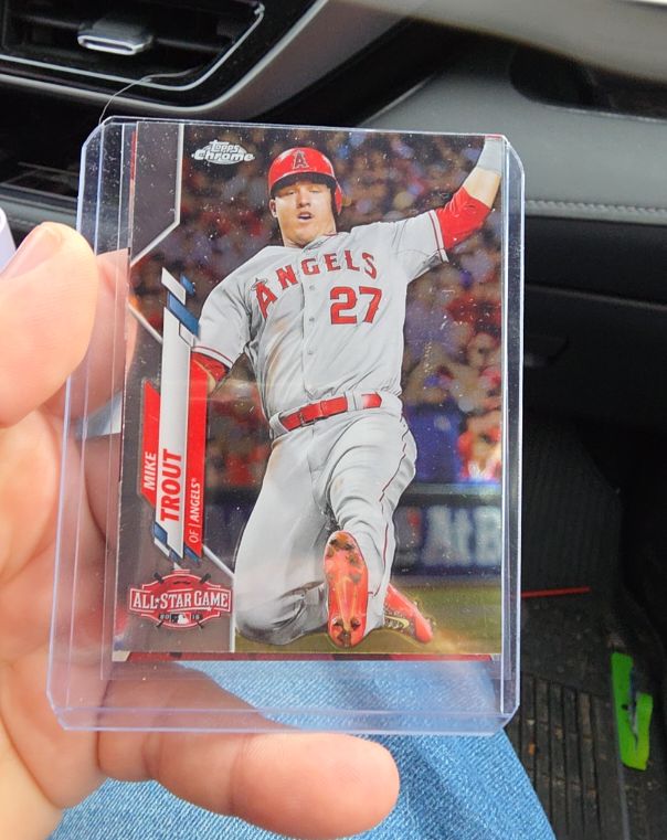 2020 Topps Chrome Update #U-69 Mike Trout — front