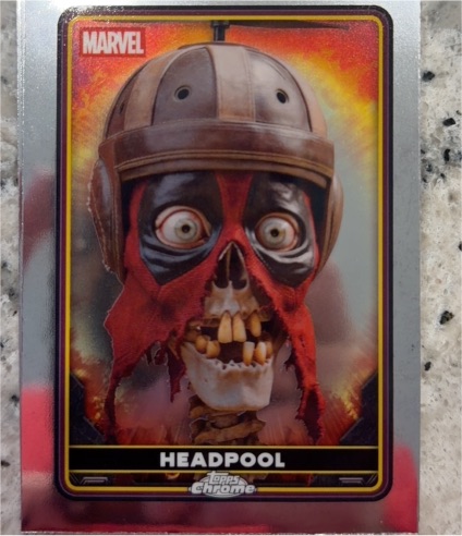 2025 Topps Chrome Deadpool #24 Headpool — front
