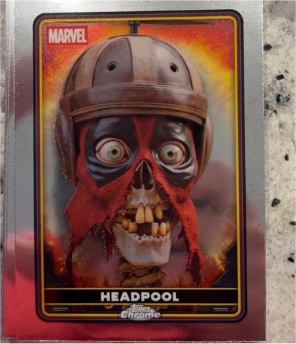 2025 Topps Chrome Deadpool #24 Headpool — front