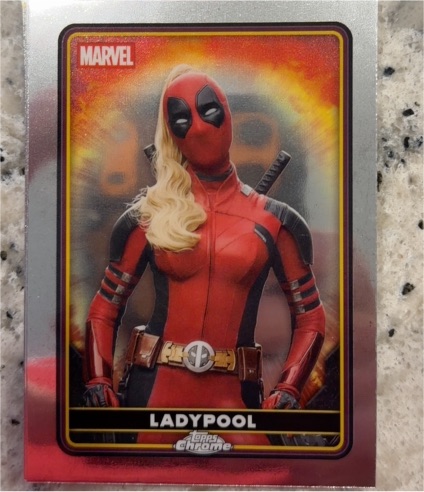 2025 Topps Chrome Deadpool #27 Ladypool — front