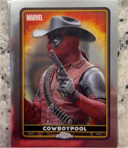 2025 Topps Chrome Deadpool #36 Cowboypool — front