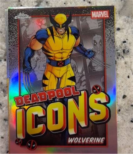 2025 Topps Chrome Deadpool Icons #DI-10 Wolverine — front
