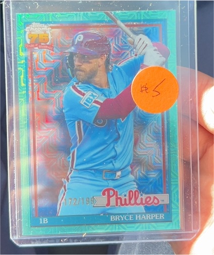 2026 Topps Series 1 Silver Pack Mojo Refractor #91C-57 Bryce Harper — front