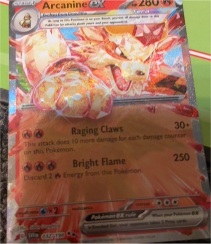 2023 Pokémon Scarlet & Violet #032 Arcanine ex — front