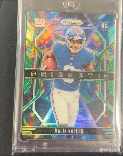 2024 Panini Prizm Prizmatic #13 Malik Nabers — front