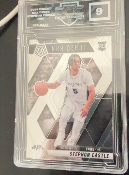 2024-25 Panini Mosaic NBA Debut #267 Stephon Castle — front
