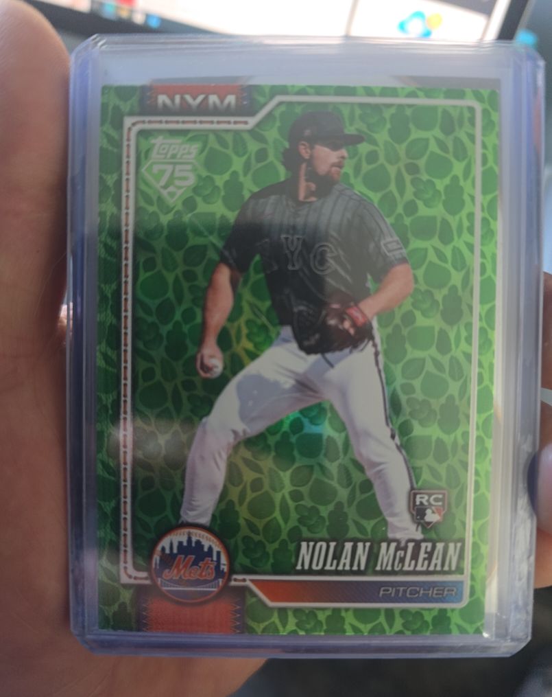 2026 Topps Series 1 #214 Nolan McLean — front