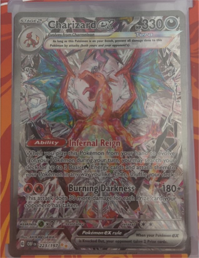 2023 Pokémon #223 Charizard ex — front