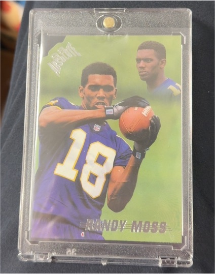 1998 Playoff Absolute #40 Randy Moss Rookie Card — front