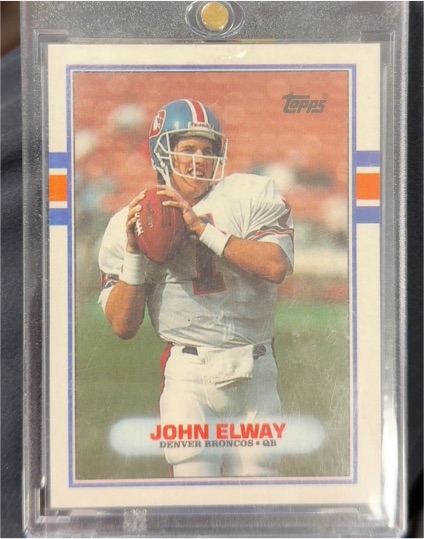 1989 Topps #241 John Elway — front