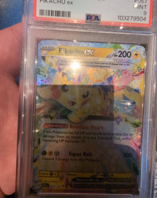 2024 Pokémon Surging Sparks #057 Pikachu ex — front